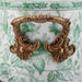 Danny's Fine Porcelain Home Decor Danny's Fine Porcelain Porcelain Oval Basin with Ormolu Handles-Green Primrose