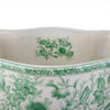 Danny's Fine Porcelain Home Decor Danny's Fine Porcelain Porcelain Oval Basin with Ormolu Handles-Green Primrose