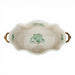 Danny's Fine Porcelain Home Decor Danny's Fine Porcelain Porcelain Oval Basin with Ormolu Handles-Green Primrose