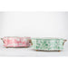Danny's Fine Porcelain Home Decor Danny's Fine Porcelain Porcelain Oval Basin with Ormolu Handles-Pink and White Willow