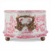 Danny's Fine Porcelain Home Decor Danny's Fine Porcelain Porcelain Oval Basin with Ormolu Handles-Pink and White Willow