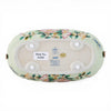 Danny's Fine Porcelain Home Decor Danny's Fine Porcelain Porcelain Oval Basket with Ormolu Handle-Floral Vine