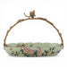 Danny's Fine Porcelain Home Decor Danny's Fine Porcelain Porcelain Oval Basket with Ormolu Handle-Floral Vine
