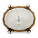 Danny's Fine Porcelain Home Decor Danny's Fine Porcelain Porcelain Oval Lidded Box with Bronze Ormolu - Garden Trellis