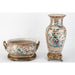 Danny's Fine Porcelain Home Decor Danny's Fine Porcelain Porcelain Oval Planter with Bronze Ormolu - Imperial Phoenix