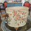 Danny's Fine Porcelain Home Decor Danny's Fine Porcelain Porcelain Oval Planter with Ormolu Dragonfly Handles-Floral Vine
