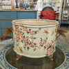 Danny's Fine Porcelain Home Decor Danny's Fine Porcelain Porcelain Oval Planter with Ormolu Dragonfly Handles-Floral Vine