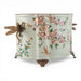 Danny's Fine Porcelain Home Decor Danny's Fine Porcelain Porcelain Oval Planter with Ormolu Dragonfly Handles-Floral Vine
