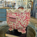 Danny's Fine Porcelain Home Decor Danny's Fine Porcelain Porcelain Oval Planter with Scroll Feet-Pink Floral