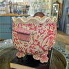 Danny's Fine Porcelain Home Decor Danny's Fine Porcelain Porcelain Oval Planter with Scroll Feet-Pink Floral