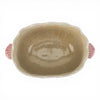 Danny's Fine Porcelain Home Decor Danny's Fine Porcelain Porcelain Oval Planter with Scroll Feet-Pink Floral