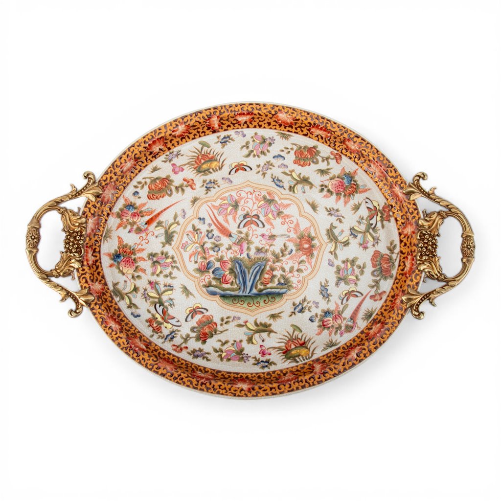 Danny's Fine Porcelain Home Decor Danny's Fine Porcelain Porcelain Oval Tray