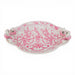 Danny's Fine Porcelain Home Decor Danny's Fine Porcelain Porcelain Oval Tray with Bow Handles-Pink Floral