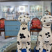 Danny's Fine Porcelain Home Decor Danny's Fine Porcelain Porcelain Pair Whippet- Black Dots A Graceful Pair Fully Hand-Painted
