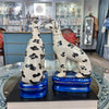 Danny's Fine Porcelain Home Decor Danny's Fine Porcelain Porcelain Pair Whippet- Black Dots A Graceful Pair Fully Hand-Painted