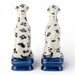 Danny's Fine Porcelain Home Decor Danny's Fine Porcelain Porcelain Pair Whippet- Black Dots A Graceful Pair Fully Hand-Painted