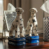 Danny's Fine Porcelain Home Decor Danny's Fine Porcelain Porcelain Pair Whippet- Black Dots A Graceful Pair Fully Hand-Painted