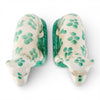 Danny's Fine Porcelain Home Decor Danny's Fine Porcelain Porcelain Pair Whippet- Teal Dots A Graceful Pair Fully Hand-Painted