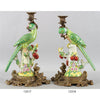 Danny's Fine Porcelain Home Decor Danny's Fine Porcelain Porcelain Parrot Candlestick 13317