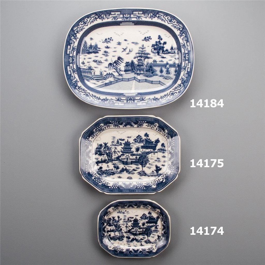 Danny's Fine Porcelain Home Decor Danny's Fine Porcelain Porcelain Platter - Blue Willow