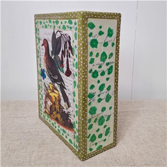 Danny's Fine Porcelain Home Decor Danny's Fine Porcelain Porcelain Rectagular Vase Aviary [le] - B845 - CLOSEOUT SAMPLE SALE