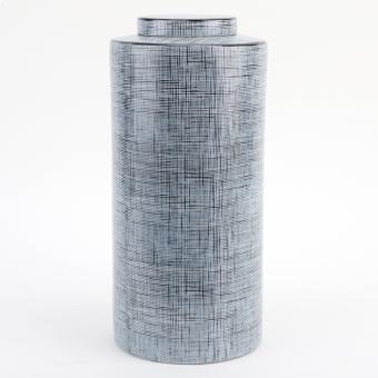 Danny's Fine Porcelain Home Decor Danny's Fine Porcelain Porcelain Rectangular Box - Geometric Lines [limited Edition] - CLOSEOUT SAMPLE SALE
