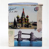 Danny's Fine Porcelain Home Decor Danny's Fine Porcelain Porcelain Rectangular Jar - Stamp [limited Edition] - CLOSEOUT SAMPLE SALE