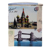 Danny's Fine Porcelain Home Decor Danny's Fine Porcelain Porcelain Rectangular Jar - Stamp [limited Edition] - CLOSEOUT SAMPLE SALE