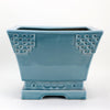 Danny's Fine Porcelain Home Decor Danny's Fine Porcelain Porcelain Rectangular Planter - Sky Blue (large)