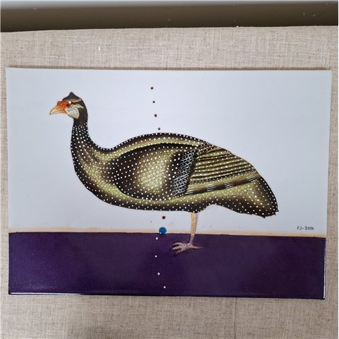 Danny's Fine Porcelain Home Decor Danny's Fine Porcelain Porcelain Rectangular Plaque Pheasant - C75decorative Wall Plate Featuring A - CLOSEOUT SAMPLE SALE