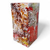 Danny's Fine Porcelain Home Decor Danny's Fine Porcelain Porcelain Rectangular Vase Grafitti [le] - H125 - CLOSEOUT SAMPLE SALE