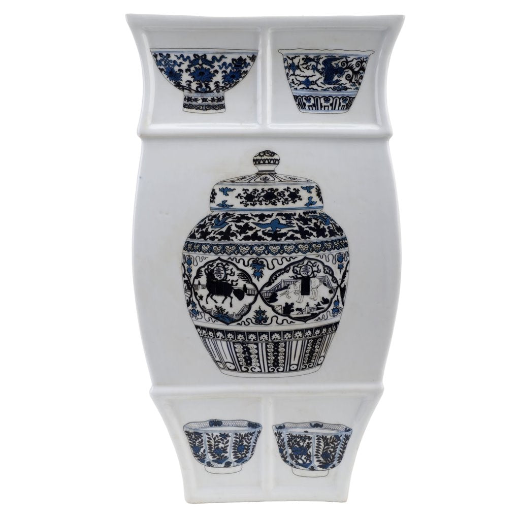 Danny's Fine Porcelain Home Decor Danny's Fine Porcelain Porcelain Rectangular Vase - [Limited Edition] 60436
