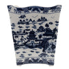 Danny's Fine Porcelain Home Decor Danny's Fine Porcelain Porcelain Rectangular Waste Bin In Blue Willow Pattern 14252