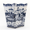 Danny's Fine Porcelain Home Decor Danny's Fine Porcelain Porcelain Rectangular Waste Bin In Blue Willow Pattern 14252