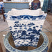 Danny's Fine Porcelain Home Decor Danny's Fine Porcelain Porcelain Rectangular Waste Bin In Blue Willow Pattern 14252