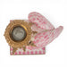 Danny's Fine Porcelain Home Decor Danny's Fine Porcelain Porcelain Right-Facing Parrot Candle Holder with Ormolu-Pink Floral