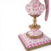 Danny's Fine Porcelain Home Decor Danny's Fine Porcelain Porcelain Right-Facing Parrot Candle Holder with Ormolu-Pink Floral