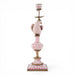 Danny's Fine Porcelain Home Decor Danny's Fine Porcelain Porcelain Right-Facing Parrot Candle Holder with Ormolu-Pink Floral