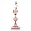 Danny's Fine Porcelain Home Decor Danny's Fine Porcelain Porcelain Right-Facing Parrot Candle Holder with Ormolu-Pink Floral