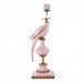 Danny's Fine Porcelain Home Decor Danny's Fine Porcelain Porcelain Right-Facing Parrot Candle Holder with Ormolu-Pink Floral