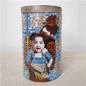 Danny's Fine Porcelain Home Decor Danny's Fine Porcelain Porcelain Round Box Portrait Iv - B966 - CLOSEOUT SAMPLE SALE