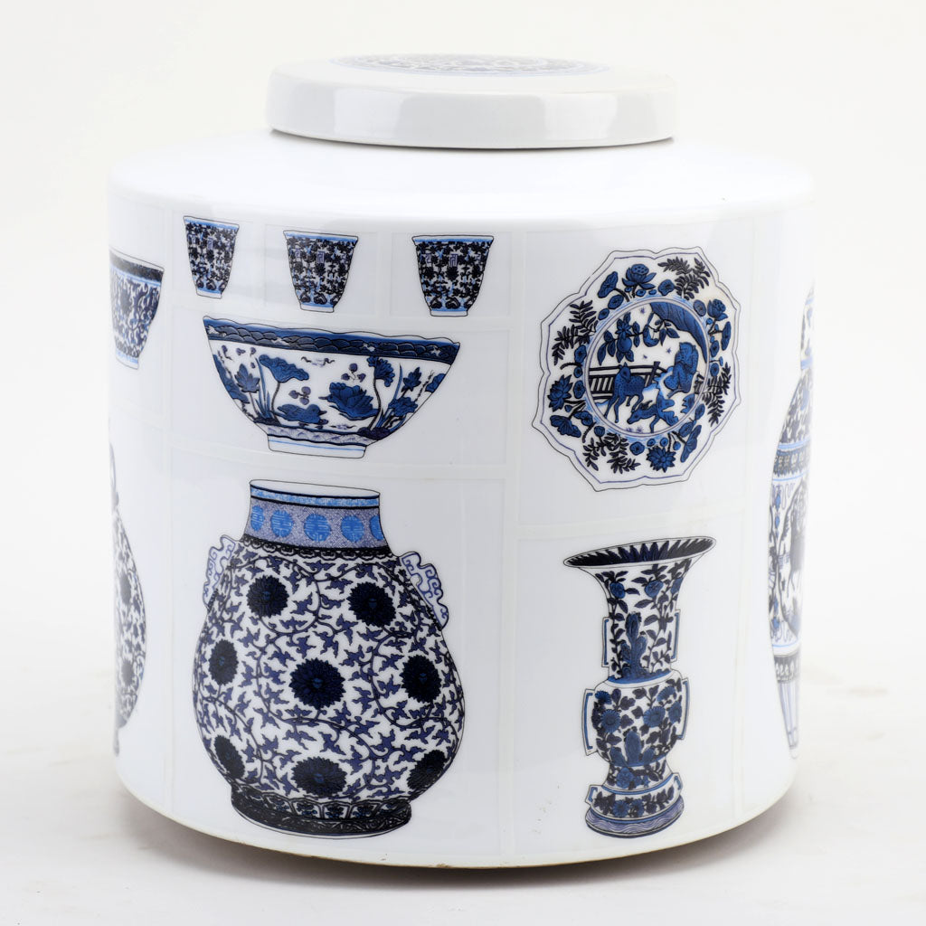 Danny's Fine Porcelain Home Decor Danny's Fine Porcelain Porcelain Round Jar - [Limited Edition] 60429