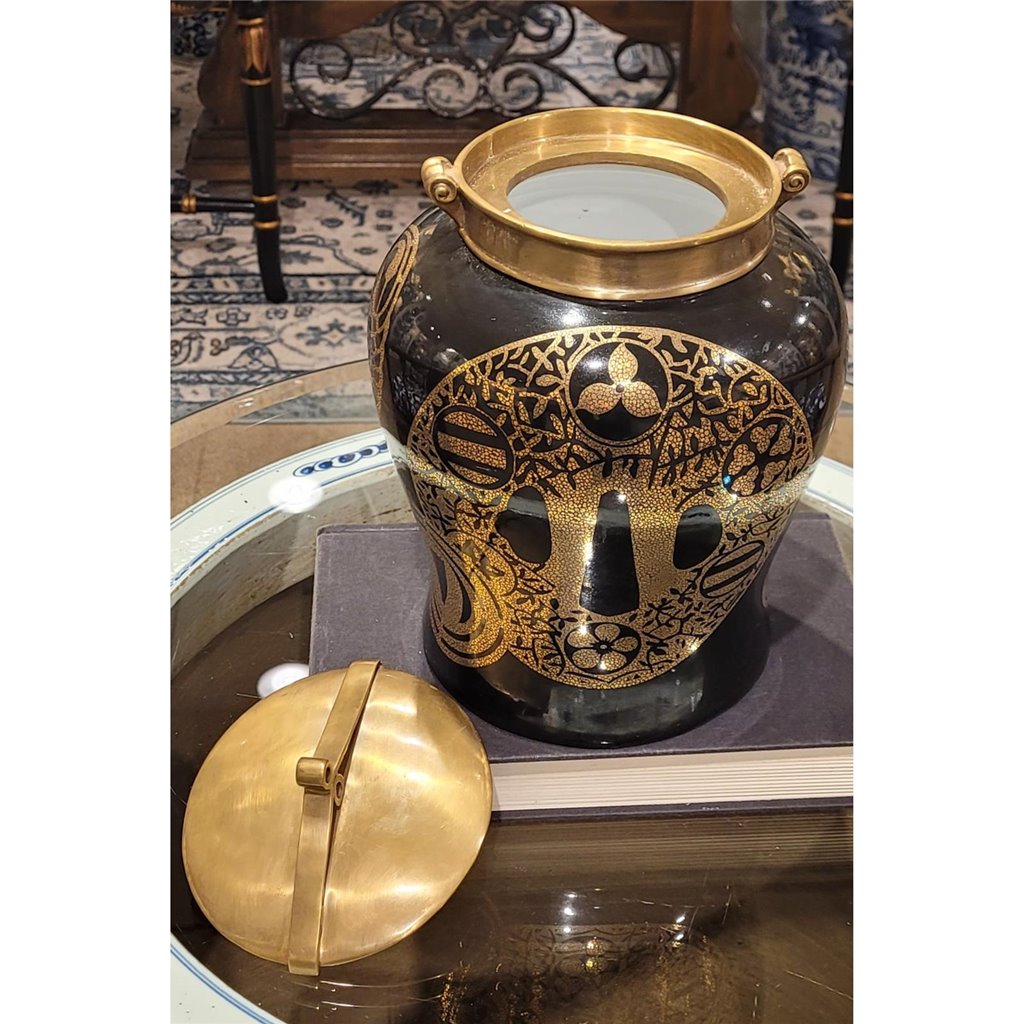 Danny's Fine Porcelain Home Decor Danny's Fine Porcelain Porcelain Round Jar - [Limited Edition] 60709