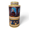 Danny's Fine Porcelain Home Decor Danny's Fine Porcelain Porcelain Round Jar Portrait V - B809 - CLOSEOUT SAMPLE SALE