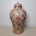 Danny's Fine Porcelain Home Decor Danny's Fine Porcelain Porcelain Round Jar Pretty Pink Flowers Iii – J296 - CLOSEOUT