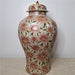 Danny's Fine Porcelain Home Decor Danny's Fine Porcelain Porcelain Round Jar Pretty Pink Flowers Iii – J296 - CLOSEOUT