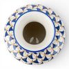 Danny's Fine Porcelain Home Decor Danny's Fine Porcelain Porcelain Round Tissue Box-Blue Fishnet
