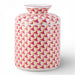 Danny's Fine Porcelain Home Decor Danny's Fine Porcelain Porcelain Round Tissue Box-Pink Fishnet