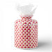 Danny's Fine Porcelain Home Decor Danny's Fine Porcelain Porcelain Round Tissue Box-Pink Fishnet
