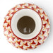 Danny's Fine Porcelain Home Decor Danny's Fine Porcelain Porcelain Round Tissue Box-Red Rust Fishnet
